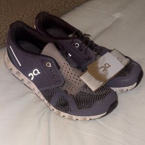 On Running Charcoal and Black Athletic Shoes